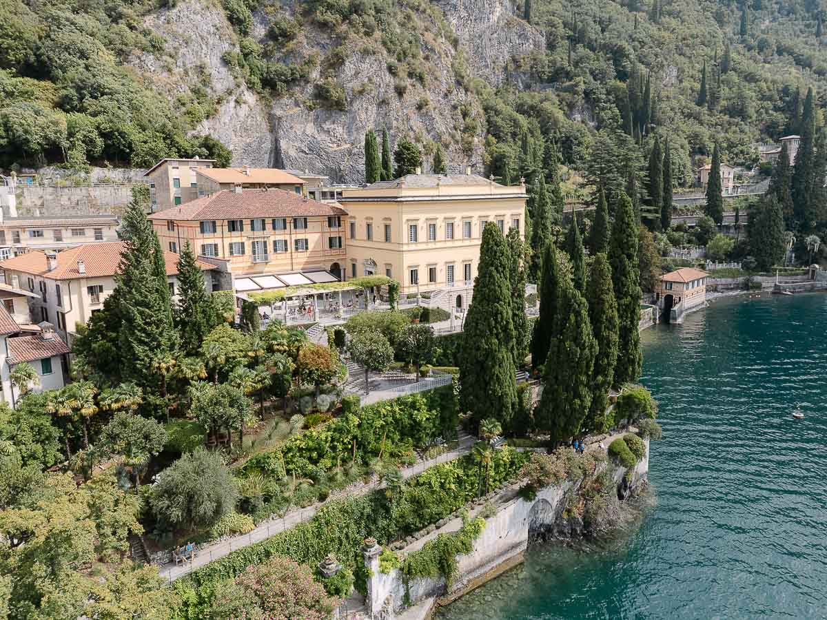 Wedding venue exterior at Villa dei Cipressi on Lake Como