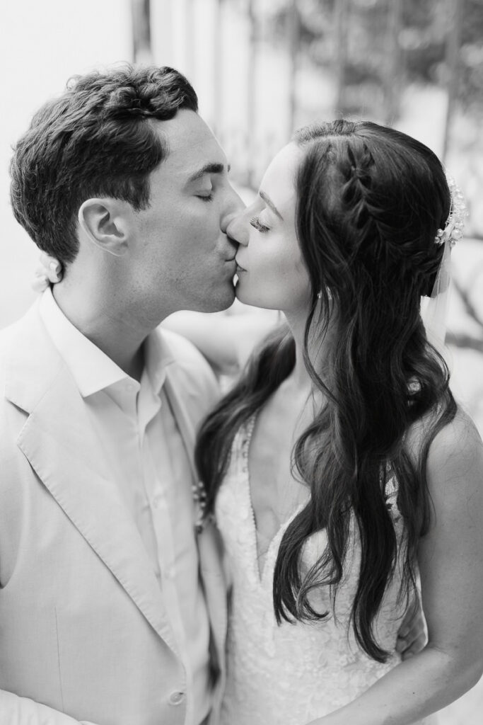 Close-up couple portrait