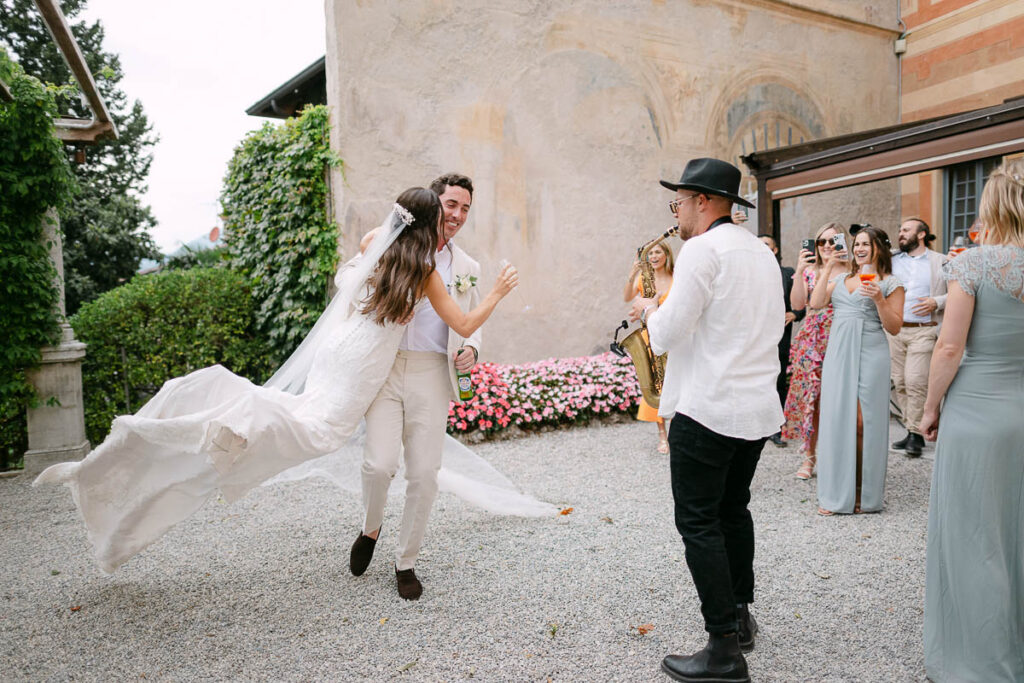 Wedding party celebration